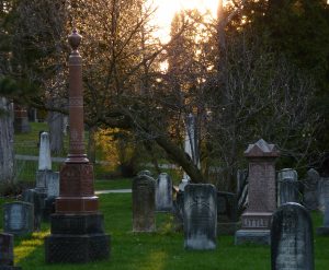 graveyard at woodlawn memorial park